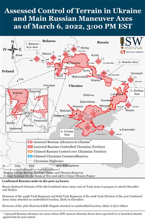 ukraine critical threats map